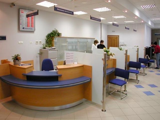 Furniture for banks. Furniture for banks.